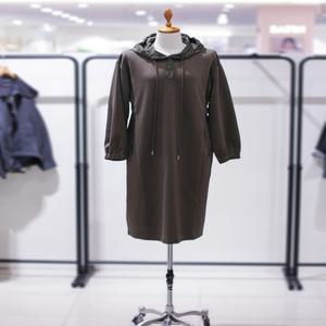 [코데즈컴바인] 배색후드 분또 원피스 (CIC-TO502W9)