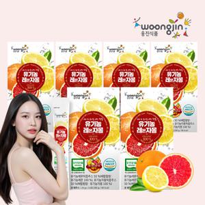 웅진식품 유기농 레몬자몽 6박스 주스 원액