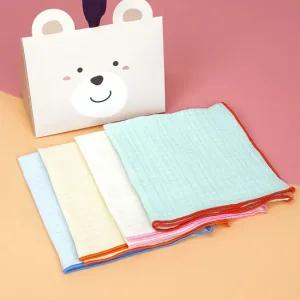 멜로우앤 베베 이중 요루 거즈 손수건 4종 세트