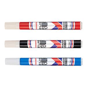 [디노테크] 모나미 유성매직 흑색/청색/적색 12개입