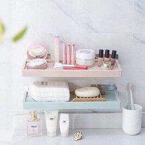 [셀러허브 패션][JH1PST1T_52CR]접착식 화장실선반 일자 선반