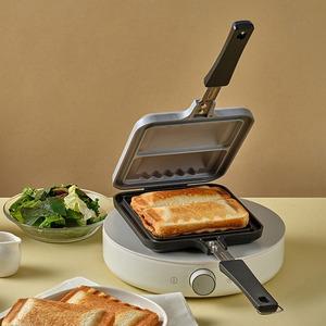 프라이어 샌드위치 쿠커 2구 캠핑 토스트 인덕션 메이커 양면팬