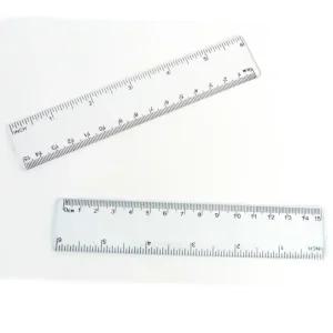 15cm 투명플라스틱자 1개입 학용품준비물 초등학교어린이집 투명자