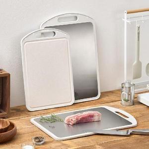 [바겐슈타이거] 스텐304 스틸라이너 양면도마 대 바이오 플라스틱 도마