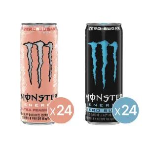 몬스터 에너지 피치킨 355ml 캔 24개+몬스터 에너지 제로슈거 355ml 캔 24개
