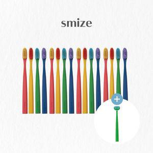 스마이즈 칫솔 오리지널 4O35 4개입X4박스(16개)+혀클리너 1개(색상랜덤)