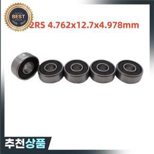 R3-2RS 딥 그루브 볼 베어링 미니어처 4.762x12.7x4.978mm 3/16 인치 x 1/2 0.196 100 개