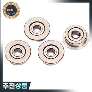 MF74-2Z 미니어처 플랜지 깊은 그루브 볼 베어링 4x7x2.5mm 4mm x 100 개