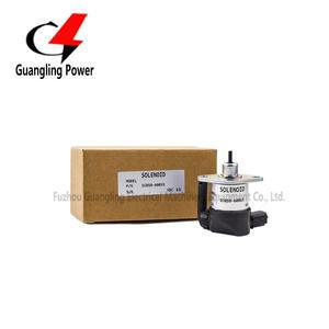 1C010-60015 V1505 V2203 V3300 DC12V 디젤 엔진 연료 차단 솔레노이드 밸브
