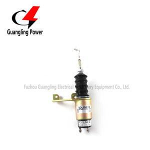 DC 24V 왼쪽 장착형 디젤 연료 차단 솔레노이드 SA-3765-24 엔진 정지 밸브