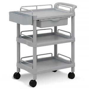 CART-6고급01B 3단웨건 주방트롤리 이동식카트 미용수납함
