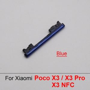 휴대폰 측면 단추 키 샤오미 POCO X3 Pro NFC 볼륨 조절 버튼 1 개