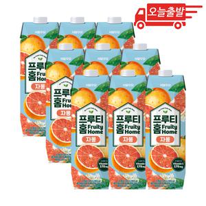 오늘출발 서울우유 프루티홈 자몽 1L 9개