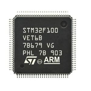 LQFP64가 포함된 STM32F105RBT6 32비트 마이크로컨트롤러 유닛(MCU) 칩 5개