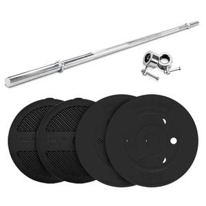 이고진 역기 세트 코어바 블랙 바벨 원판 30.5kg