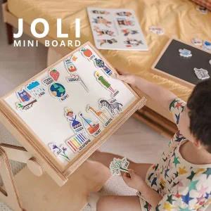 [보리보리/꼬메모이]졸리보드 / 자석 칠판 화이트 보드 미니 분필 교구