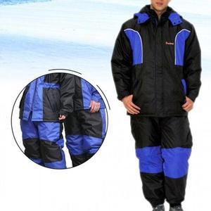 [MEN60305_53DF]해상작업 방수방한복 투피스세트 블랙5XL