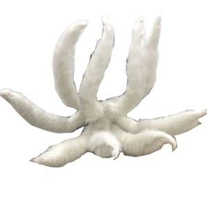 구미호 꼬리 분장 코스프레 축제 할로윈 화이트 코스튬 파티