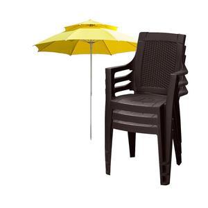 카페 편의점유니 플라스틱 의자 행사용 야외 포차 4개