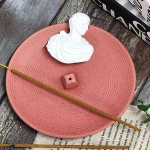 인센스 접시유니형 힐링인테리 홀더 스틱 핑크 향스틱