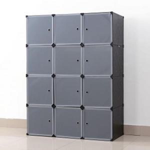 DIY 복합세련 선반 수납장(8칸) (105x140cm) / 조립식옷장