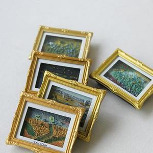 독특한 골드고급 몰딩 뉴 빈센트 반고흐 미니액자