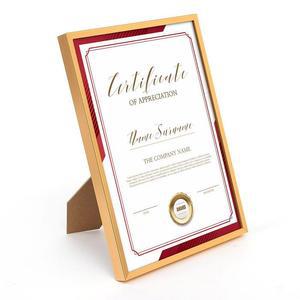 상장액자 탁고급상액자 상장케이스 사진액자 골드 A4