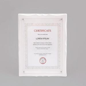 상장액자 탁심플상액자 벽걸이겸용 사진액자 A4 화이트