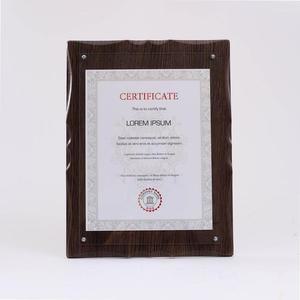 상장액자 탁러블상액자 벽걸이겸용 사진액자 A4 월넛