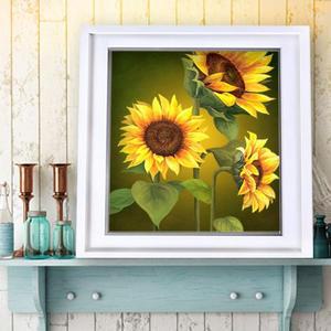 해바라기그림유니액자 풍수그림 돈들어오는 30W액자6