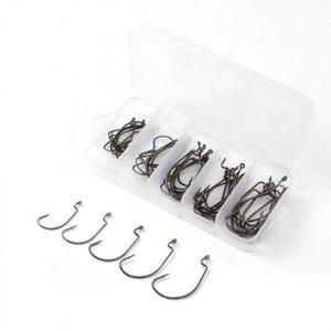 옵셋 와이드갭훅 루어바늘 파워후킹 웜훅 50p세트 (3nF46)