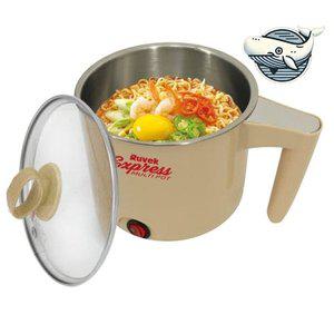 [기타]고품질 베이지 전기 라면포트 1L 다기능 조리기 주방 (WFHKRE2)