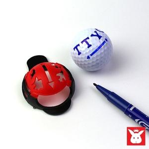 골프공 이니셜 선긋기 볼라이너 볼마크 필드연습 캐디용품