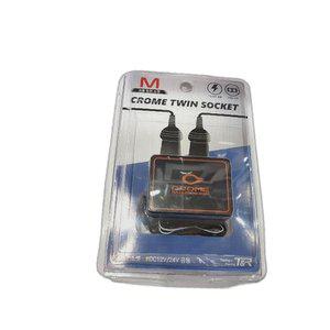 고품질 2구 멀티탭 크롬 트윈소켓 USB 포트 소켓 전기 구매 (WFHLP53)