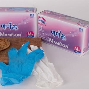 마미손 니트릴장갑블루