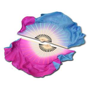 양면 무용 너울부채 공연 그라데이션