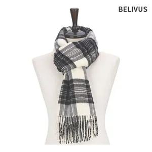 남자 머플러 BLM193 체크 커플 목도리 겨울 넥워머-WD338C9