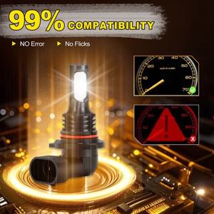 디스커버리 LED 안개 램프 전구 12000LM 자동차 12V 랜드 로버 디스커버리 3 4 프리랜더 레인지 스포츠