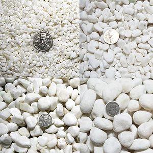 [모두모아]백자갈 3kg전후 (어항 화분 장식 자갈 미술 재료 등 천연석자갈 수족관장식 어항꾸미기