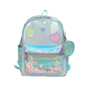 [게스키즈]하트 AP 책가방(민트) (G21KG2141-T)