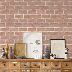 풀바른 벽지 조각 만능 붙이는 풀먹인 잉글리쉬브릭 (WFHP3ZM)