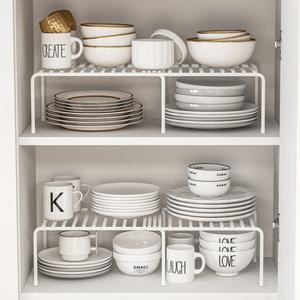 알뜰살림 길이조절 접시정리대 주방선반 그릇정리대 후라이팬 정리함 냄비 꽂이