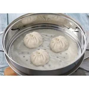 고품질 이딜리 찜판 실리콘 찜시트 만두판 찜깔판 깔개 30cm 찜기보자기 찜망 찜기받침대 찜판 (WFHQH3W)