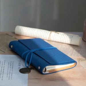 무지 빈티지 6공 다이어리 블루 (WA98632)