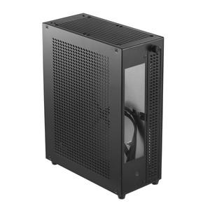 데스크탑 섀시 ITX 컴퓨터 케이스, 미니 NAS 듀얼 3.5 인치 하드 드라이브 전면 USB3.0  인터페이스