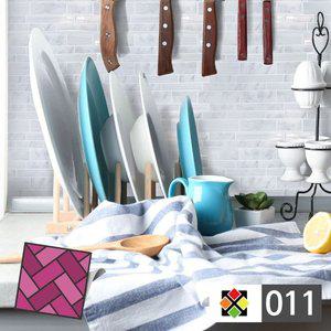 B스티커타일 011 회백대리석 벽타일 월타일스티커 (WFHU41P)