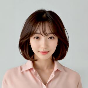 100% 인모 여자통가발 항암가발 75C