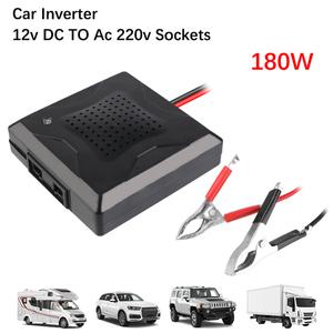 Dc 12V AC 220V 어댑터에 대 한 미니 소형 플매트 카펫 러그 어댑터 180W 자동차 액세서리 콘센트 변환기