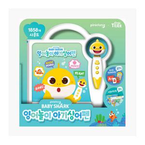 삼성 핑크퐁 영어놀이 아기상어펜/ 28가지 주제 놀이 가방책 알파벳 핸드폰 카드 재미있는 영어배우기