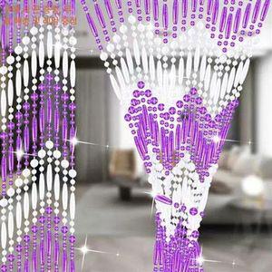 레트로 구슬 문발 현관 투명 아크릴 만들기 인테리어 비즈발 커텐 가리개